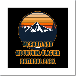 McPartland Mountain, Glacier National Park Posters and Art